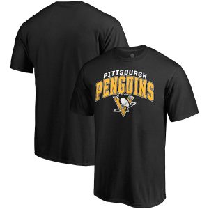 Men’s Pittsburgh Penguins Fanatics Branded Black Steady T-Shirt