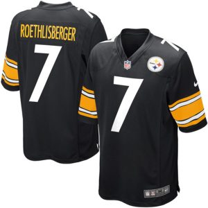 Ben Roethlisberger Pittsburgh Steelers Nike Game Jersey – Black