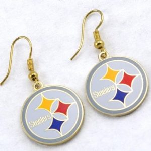 Pittsburgh Steelers Logo Wire Earrings