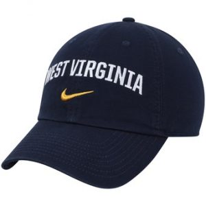 West Virginia Mountaineers Nike Heritage 86 Arch Adjustable Performance Hat – Navy